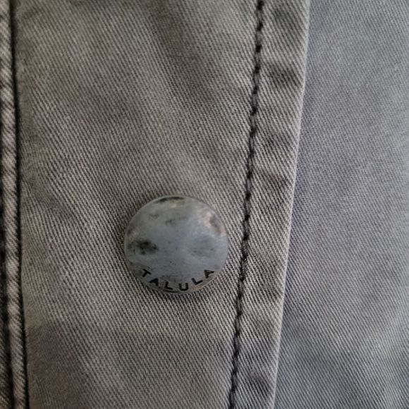 ARITZIA Talula Trooper Utility Jacket Grey - Picture 6 of 12